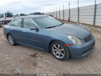  Salvage INFINITI G35