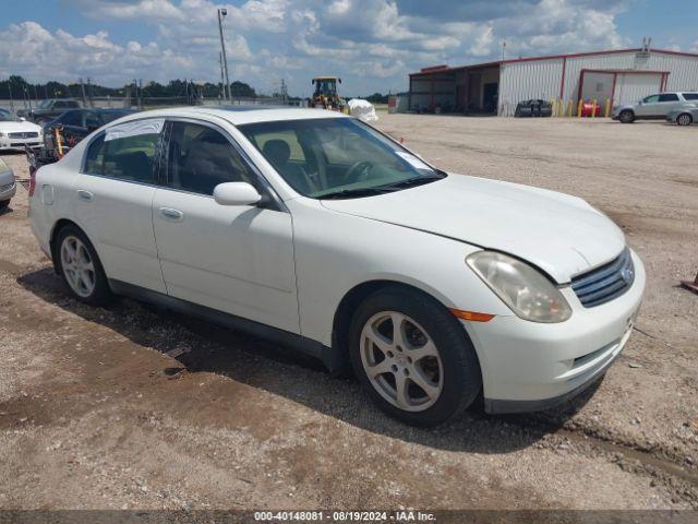  Salvage INFINITI G35