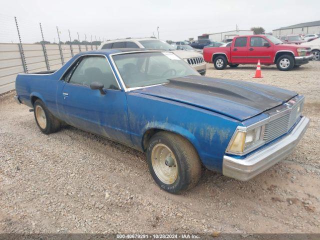  Salvage Chevrolet El Camino