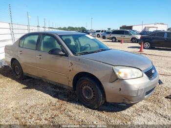  Salvage Chevrolet Malibu