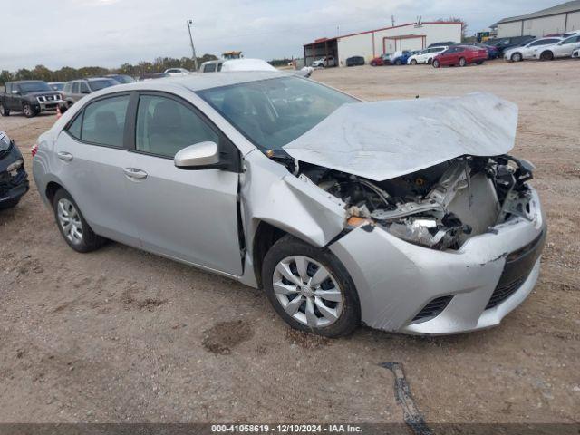  Salvage Toyota Corolla