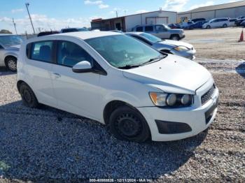  Salvage Chevrolet Sonic