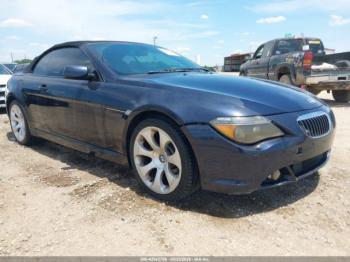  Salvage BMW 6 Series