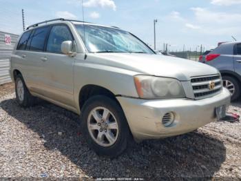  Salvage Toyota Highlander