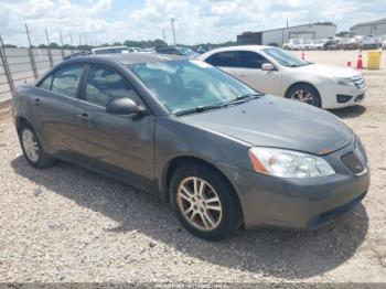  Salvage Pontiac G6