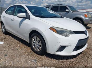  Salvage Toyota Corolla