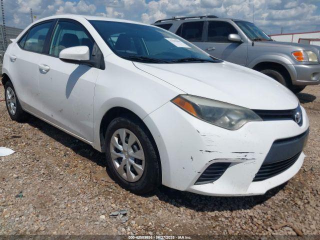  Salvage Toyota Corolla