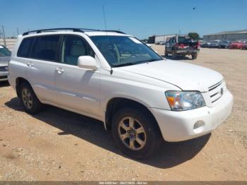  Salvage Toyota Highlander