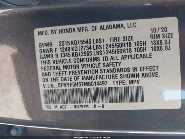 Honda Pilot 2wd Ex-l Image 5