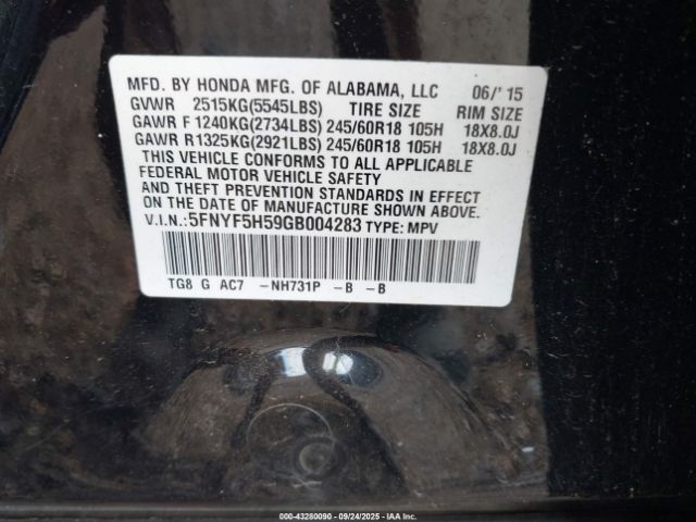 Honda Pilot Ex-l Image 8