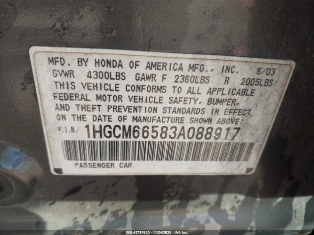 Honda Accord 3.0 Ex Image 6