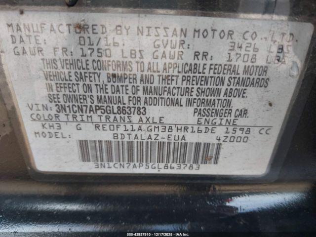 Nissan Versa 1.6 S+ Image 4