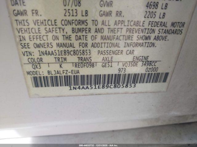 Nissan Maxima 3.5 Sv Image 3