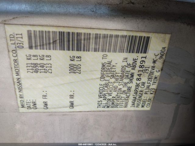 Nissan Maxima 3.5 Sv Image 4