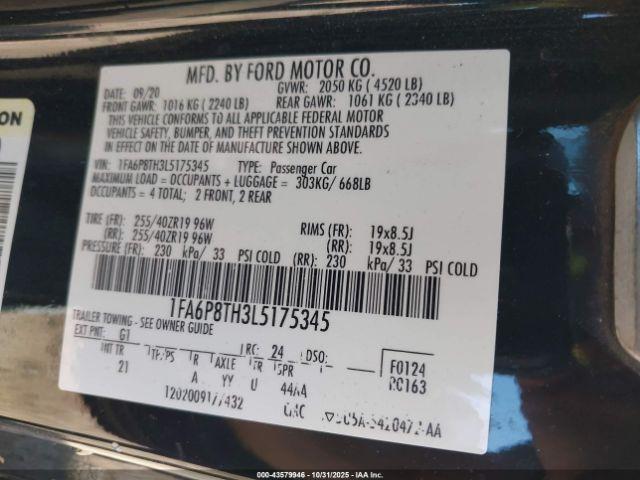 Ford Mustang Ecoboost Fastback Image 14