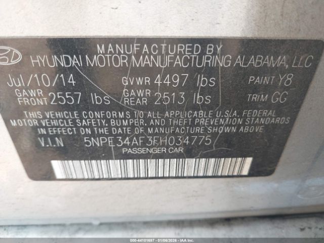 Hyundai SONATA Sport Image 8