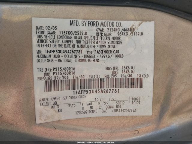 Ford Taurus Se Image 6